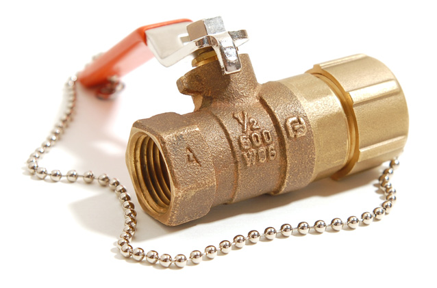 Fortune Series 628 Two Piece Hose Cap and Chain Bronze Ball Valves
